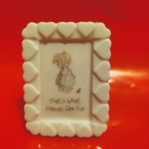 1989 Enesco Precious Moments  "That's What Friends Are For" Mini Picture Frame
